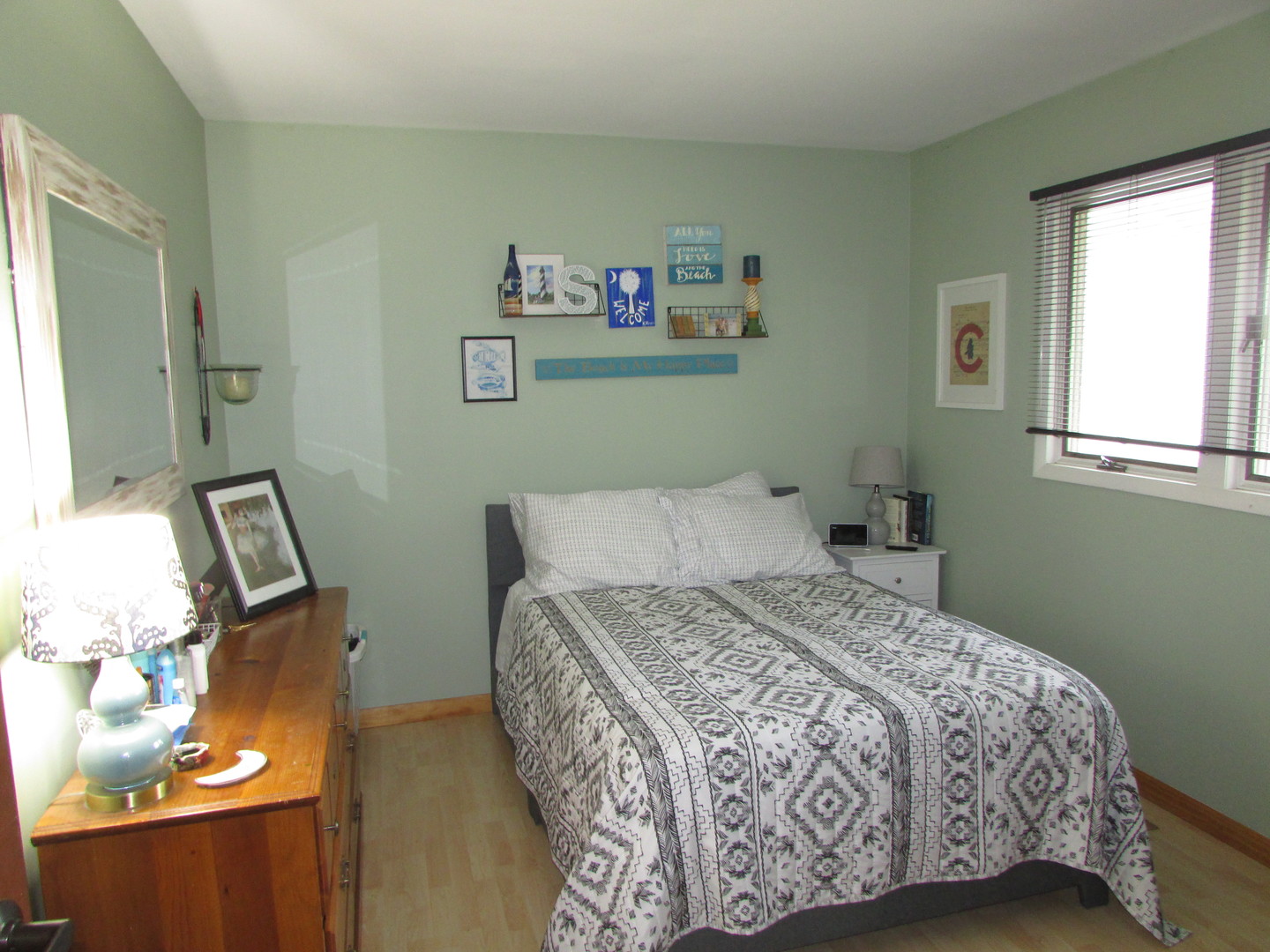 21W255 Canary Road Lombard, IL 60148 - Photo 25 of 32 a bedroom with a bed and wooden floor