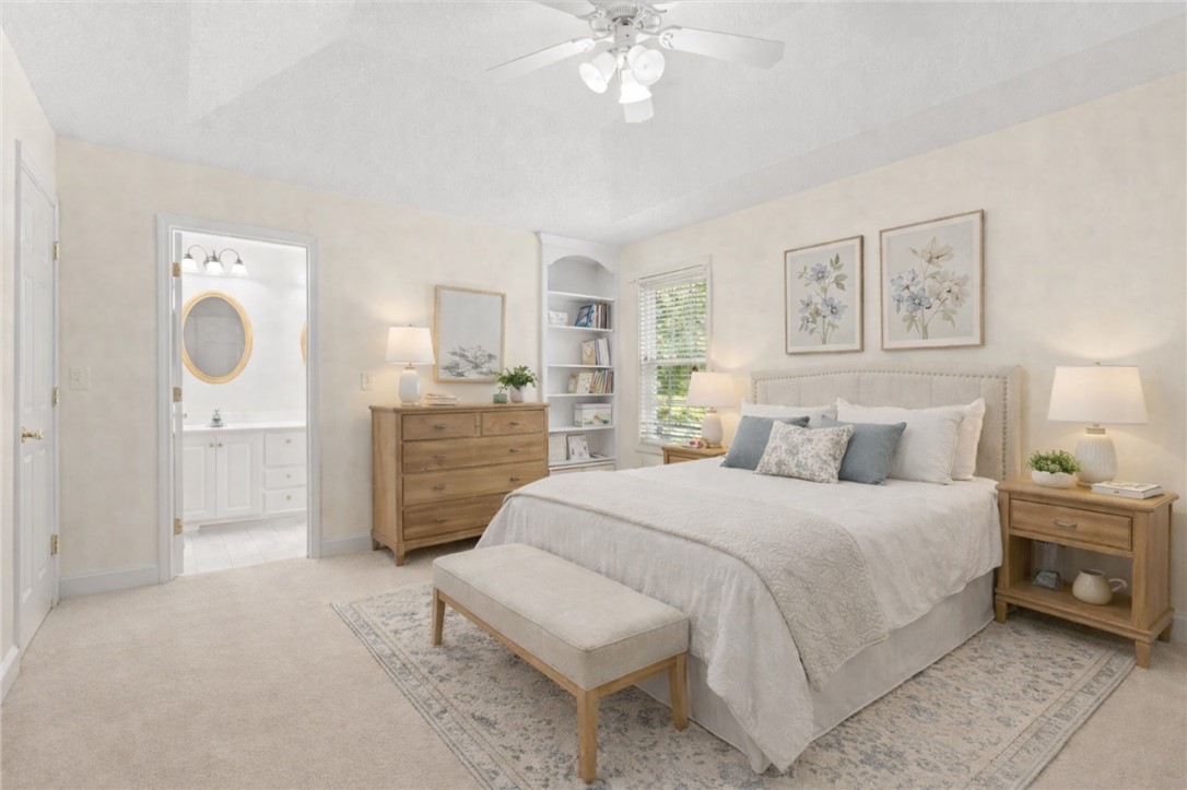 111 Park Way Anderson, SC 29625 - Photo 15 of 19 This bright and inviting room offers comfort and a private attached bath.