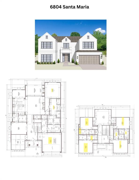 6804 Santa Maria Lane Dallas, TX 75214 - Photo 7 of 7 a picture of a living room with a white wall and a large mirror