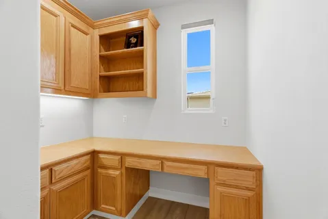 a room with storage and utility