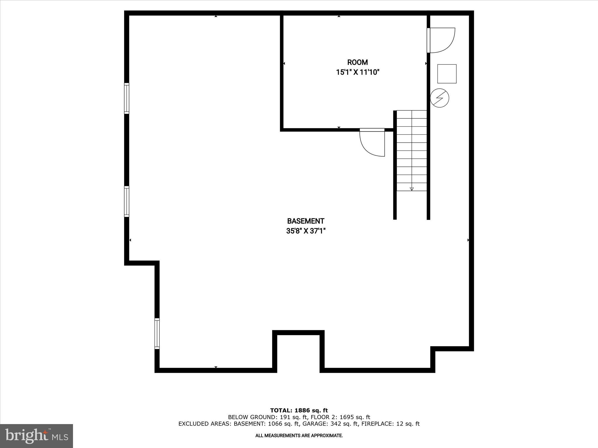 8347 Gaither Street Manassas, VA 20110 - Photo 54 of 56 Lower Level - Floor Plan