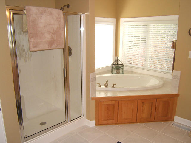 133 Piper Glenn Blue Ridge, VA 24064 - Photo 34 of 73 a bathroom with a tub sink and a mirror