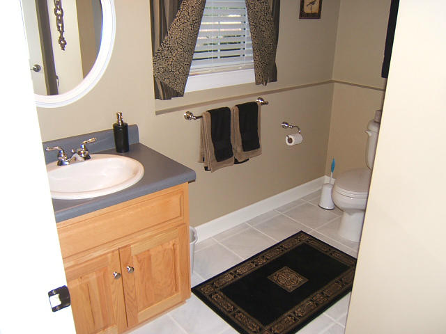 133 Piper Glenn Blue Ridge, VA 24064 - Photo 45 of 73 a bathroom with a sink a toilet and a mirror