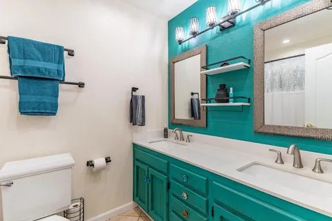 an aerial view of a city with lots of residential buildings