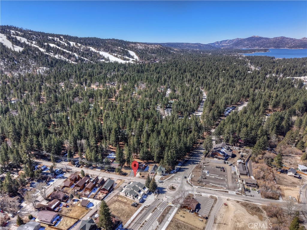 42533 Moonridge Road Big Bear Lake, CA 92315 - Photo 2 of 37 a view of a city with lush green forest