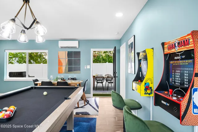 a room with furniture and window