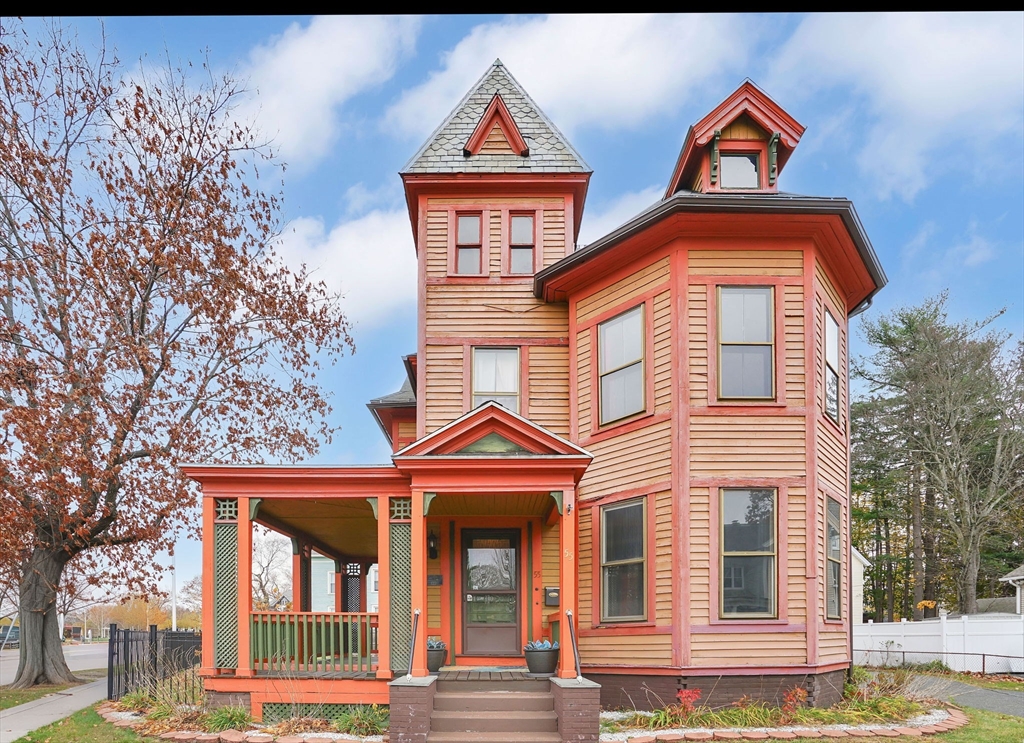 55 Florida Street Springfield, MA 01109 - Photo 1 of 42 front view of house with a yard