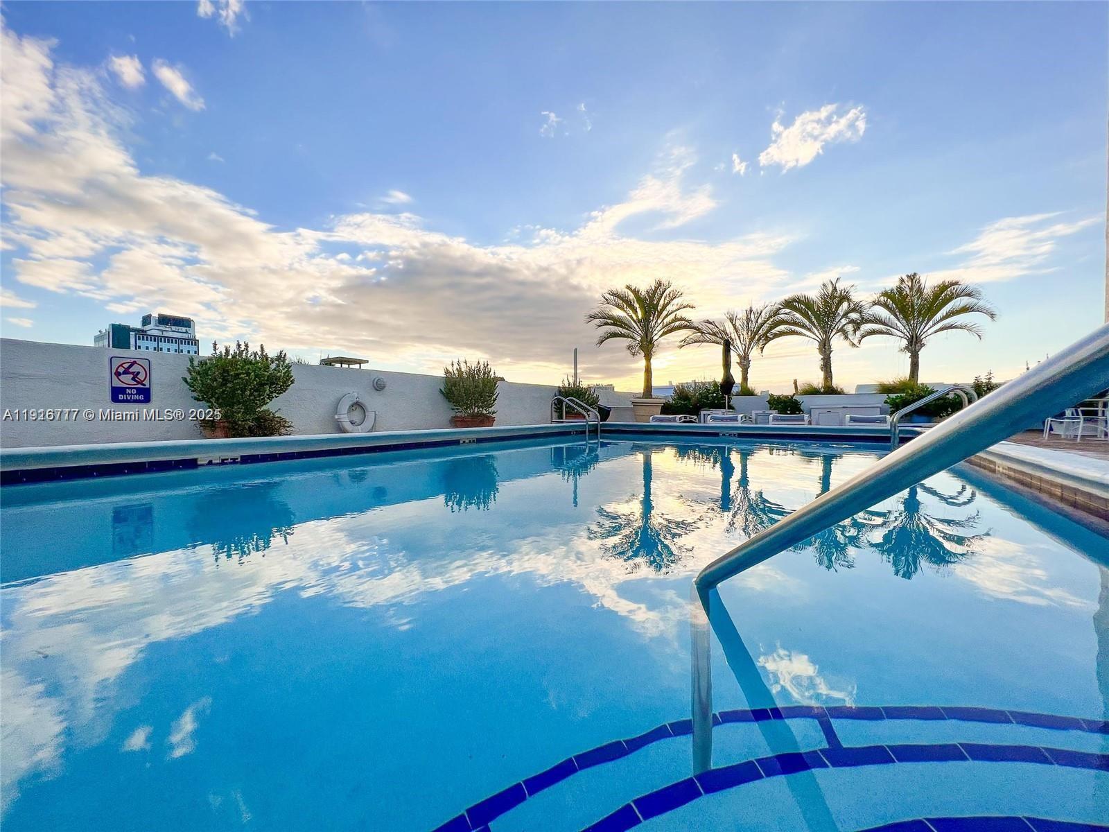 1775 Washington Avenue, Unit 4G Miami Beach, FL 33139 - Photo 40 of 44 a view of swimming pool with furniture