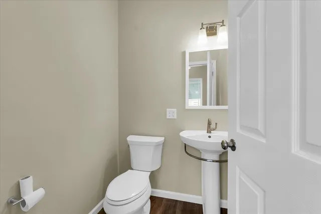 a bathroom with a sink and a toilet