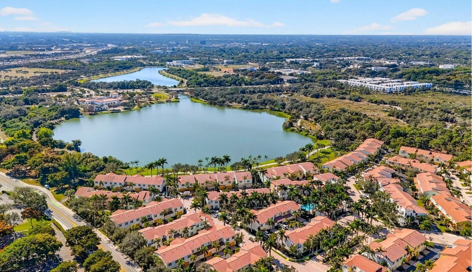 4858 Northwest 16th Terrace Boca Raton, FL 33431 - Photo 36 of 38 an aerial view of city and lake view