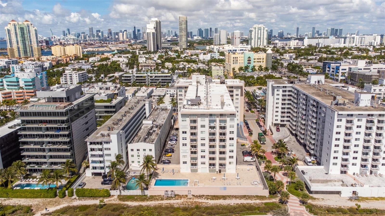 345 Ocean Drive, Unit 219 Miami Beach, FL 33139 - Photo 26 of 26 a city view with tall buildings