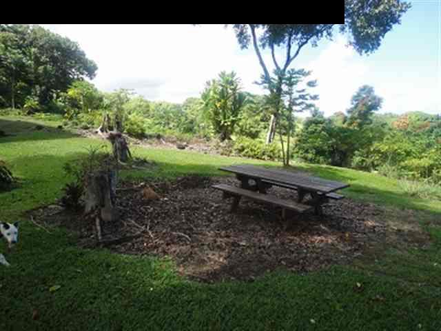 377 Ulaino Road, Unit KAWELA RIDGE LOT 7 Hana, HI 96713 - Photo 12 of 30 a backyard of a house with a yard and outdoor seating