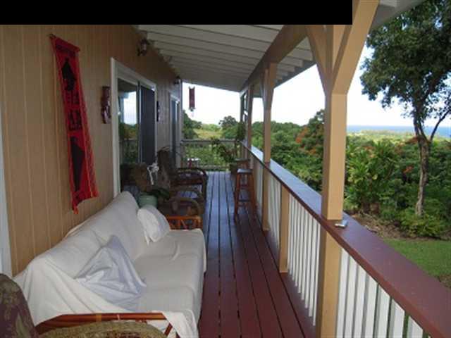 377 Ulaino Road, Unit KAWELA RIDGE LOT 7 Hana, HI 96713 - Photo 6 of 30 a view of balcony with furniture