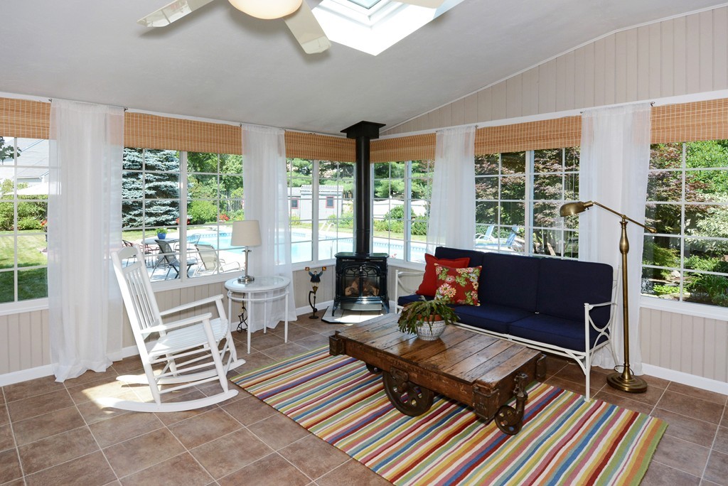 19 Lanthorn Road Northborough, MA 01532 - Photo 15 of 30 a living room with furniture and a floor to ceiling window
