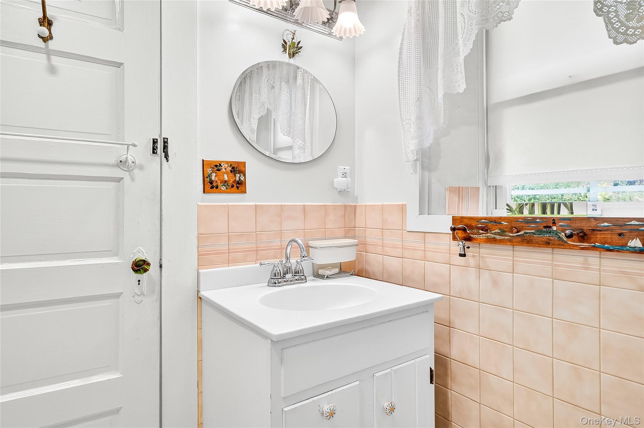 5 Orchard Road North Salem, NY 10509 - Photo 24 of 47 Bathroom featuring vanity, tile walls, and decorative backsplash