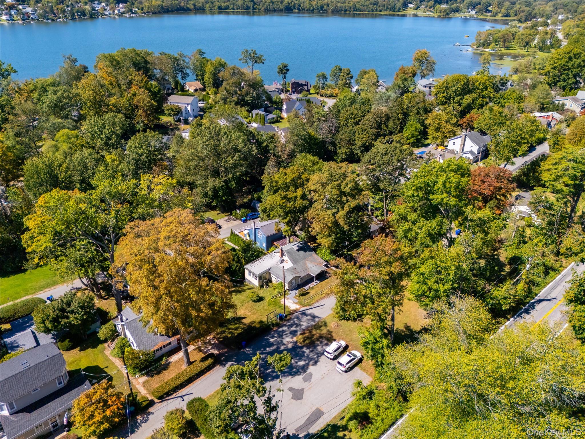 5 Orchard Road North Salem, NY 10509 - Photo 37 of 47 Aerial view of property and surrounding area featuring nearby suburban area and a nearby body of water