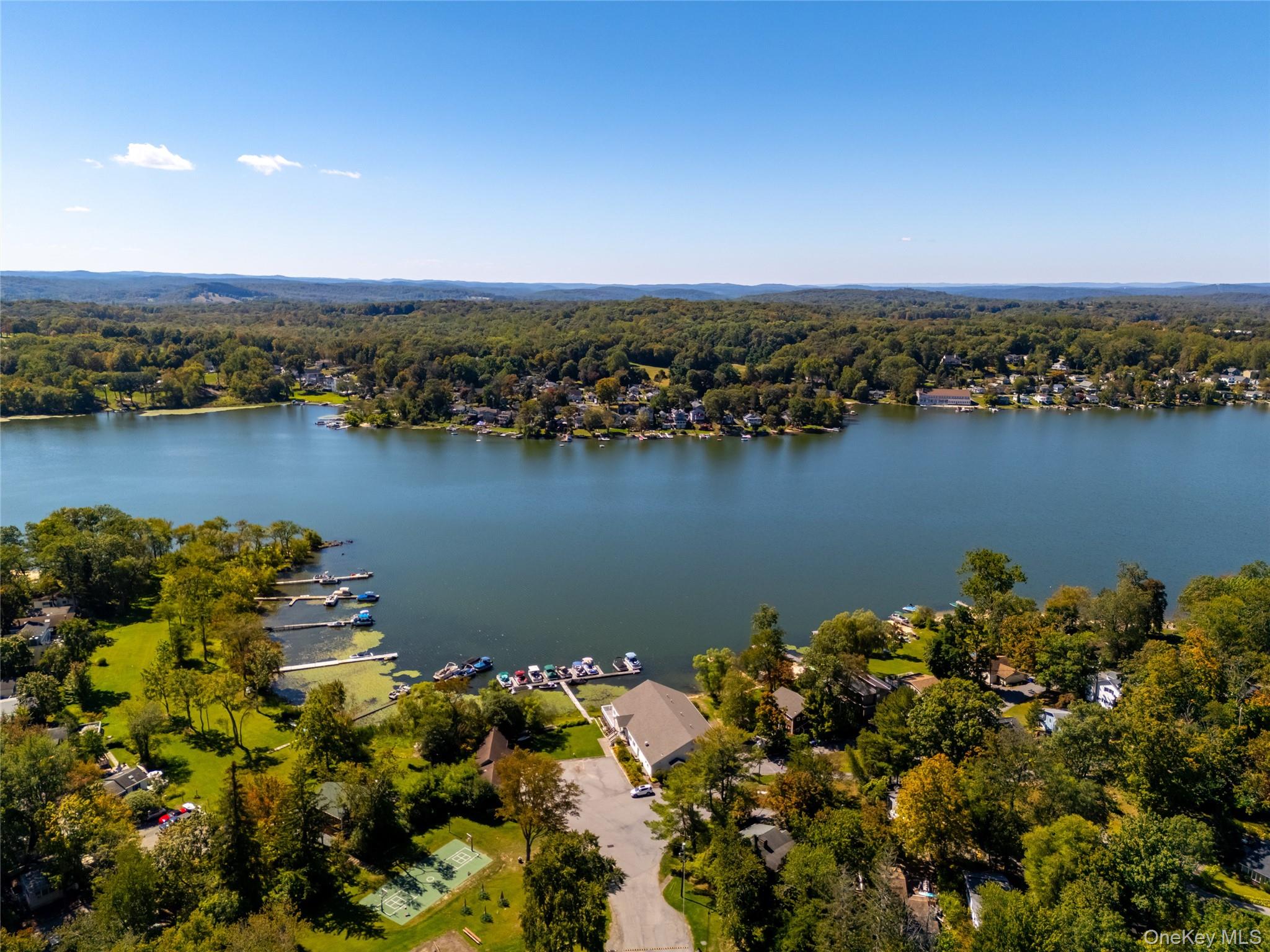 5 Orchard Road North Salem, NY 10509 - Photo 44 of 47 Aerial view of a large body of water and a heavily wooded area