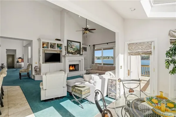 a bedroom with furniture and window