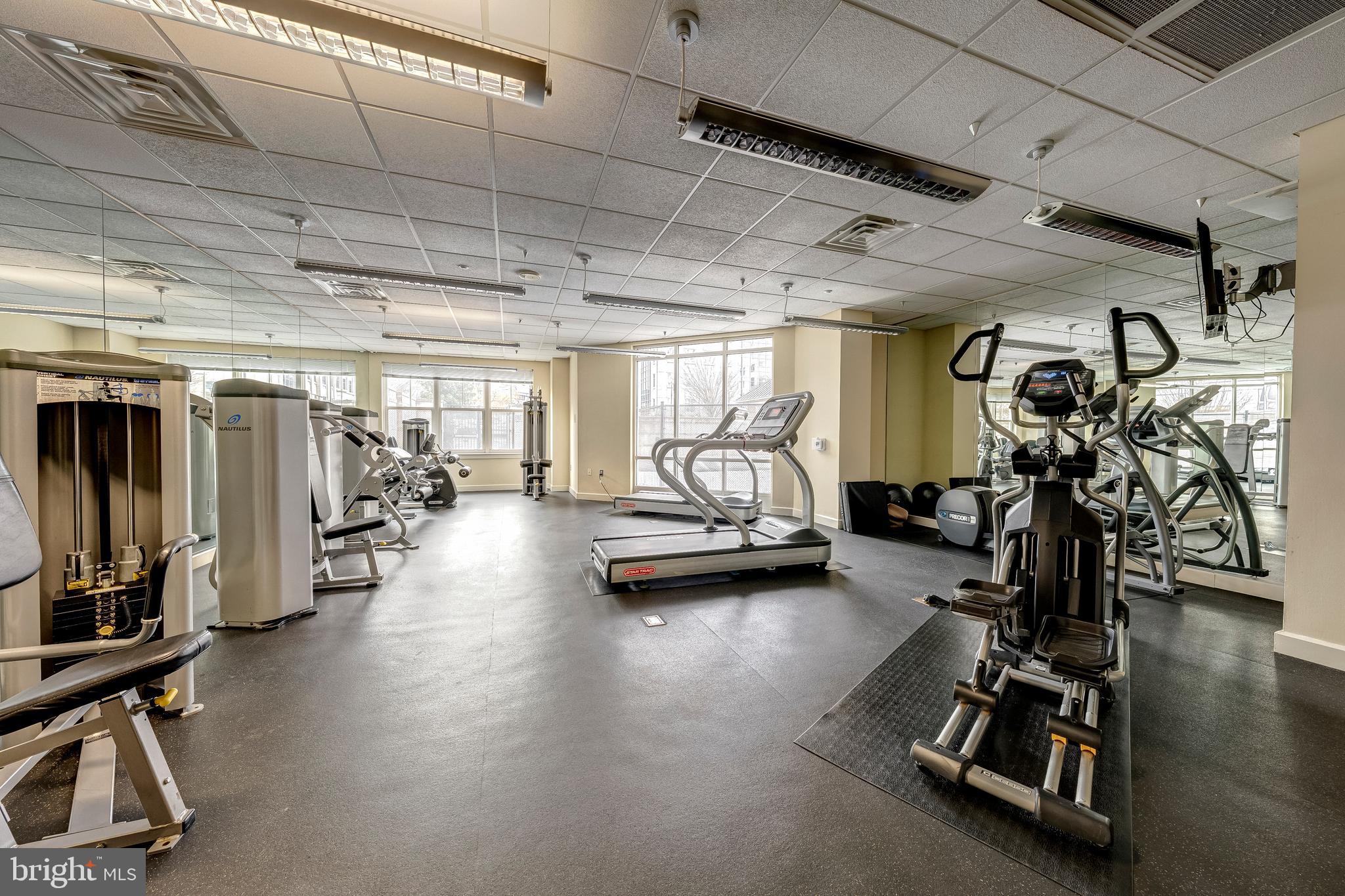 11770 Sunrise Valley Drive, Unit 321 Reston, VA 20191 - Photo 27 of 36 a view of a room with gym equipment
