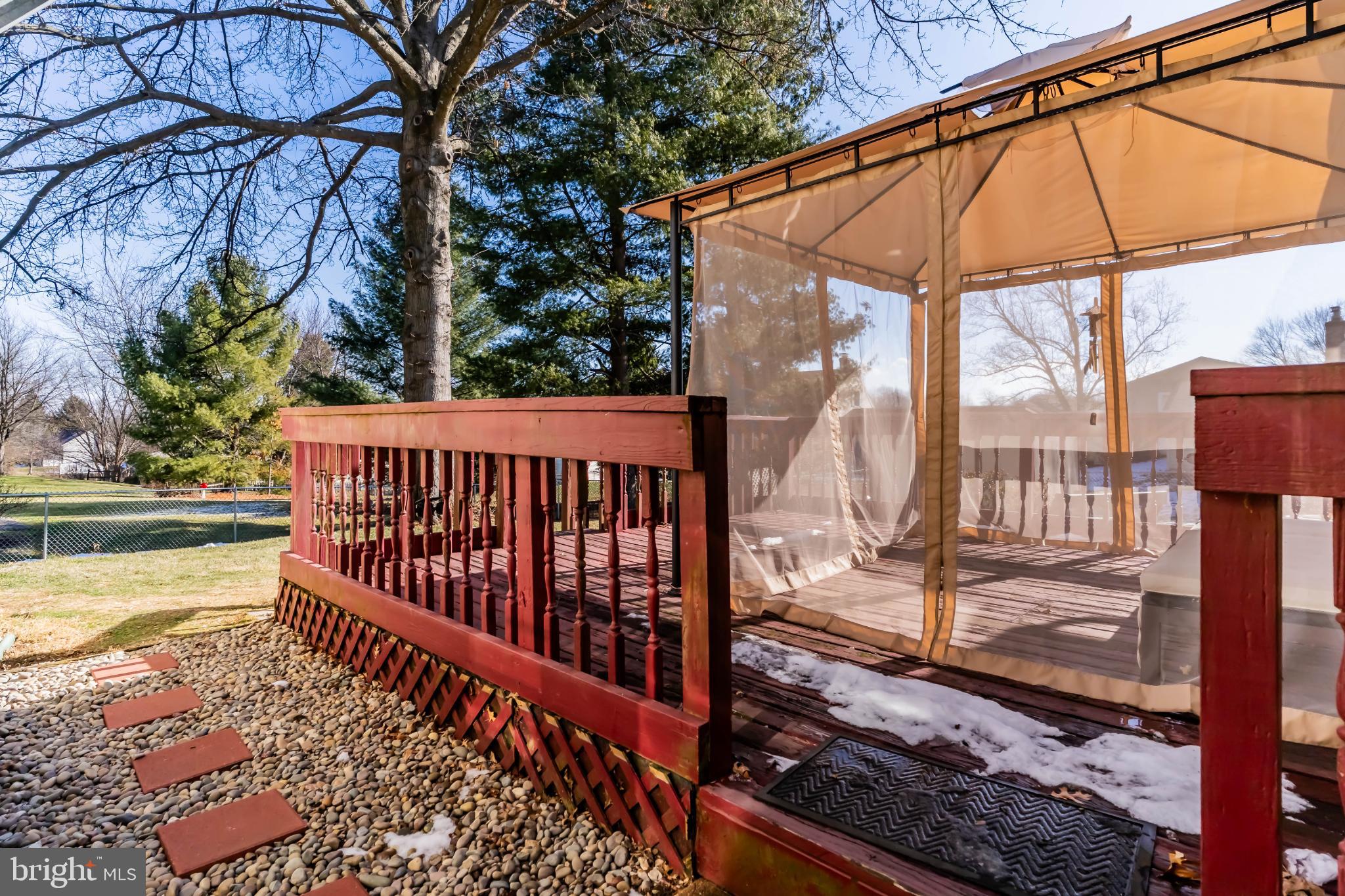 1434 Yorktowne Road Mechanicsburg, PA 17050 - Photo 28 of 30 Charming deck with serene outdoor retreat.