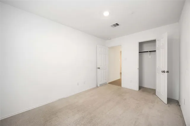 a view of an empty room