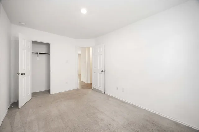 a view of an empty room