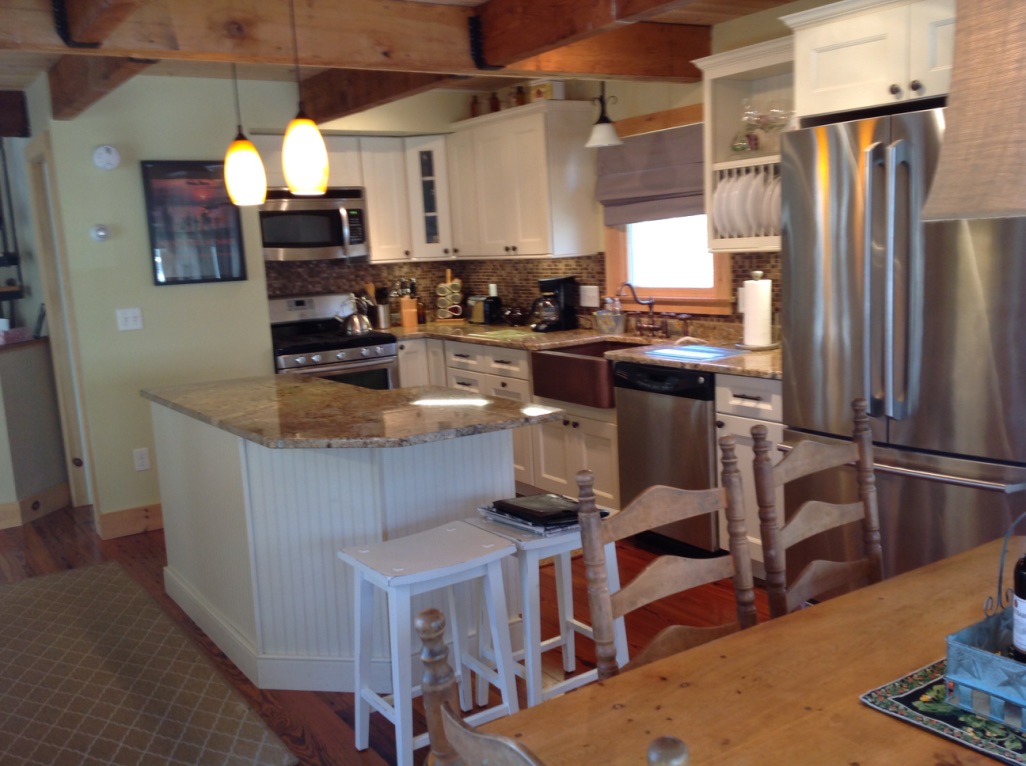 39 Tower Ridge Road Oak Bluffs, MA 02557 - Photo 15 of 33 Another view of kitchen with island for food prep