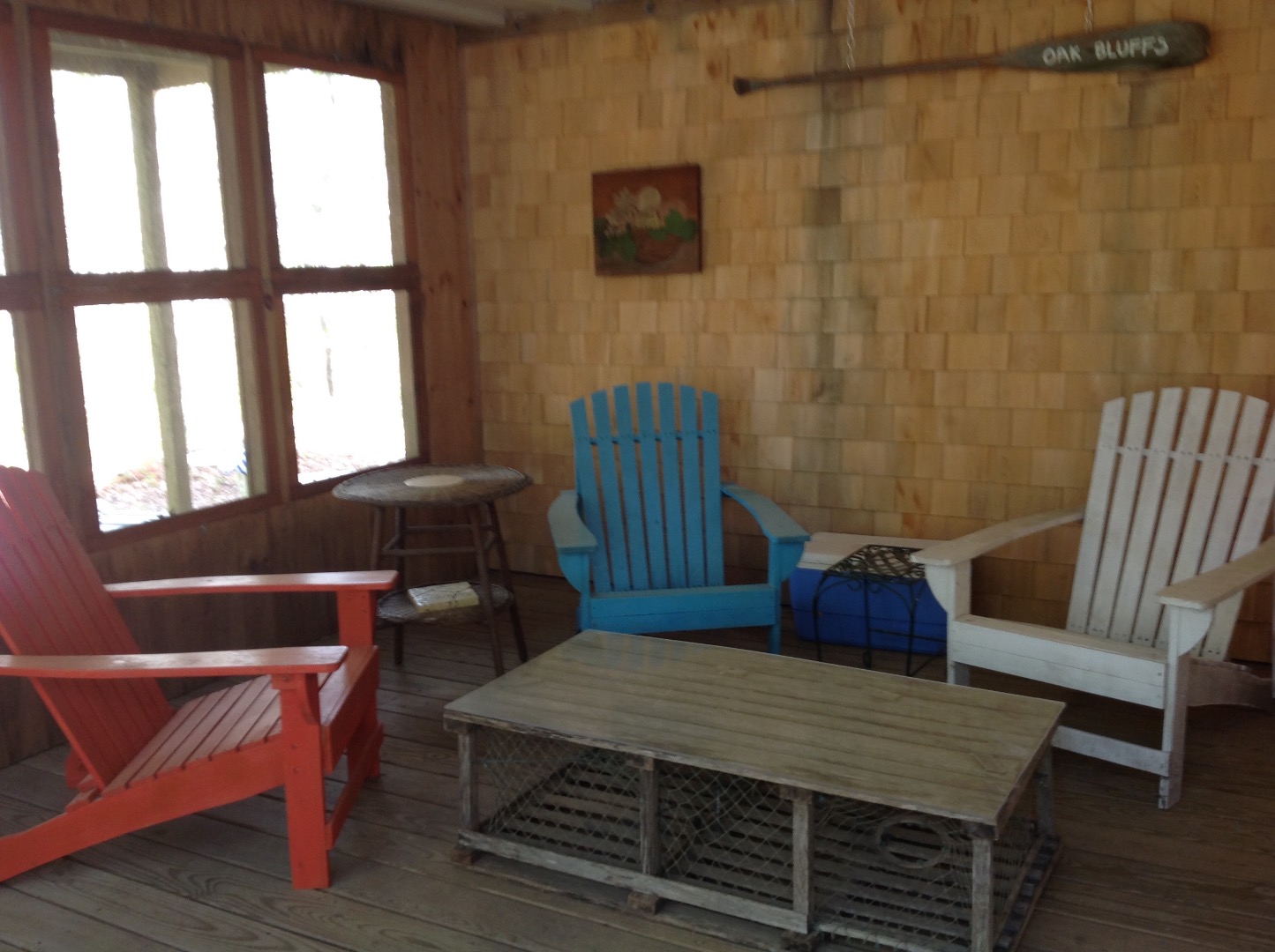 39 Tower Ridge Road Oak Bluffs, MA 02557 - Photo 31 of 33 comfortable size for the screened porch seating