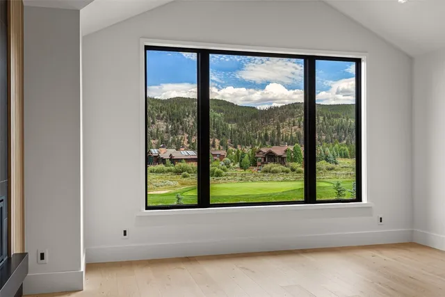 a view of a room with window