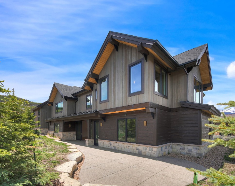 294 Gold Run Road Breckenridge, CO 80424 - Photo 45 of 50 a front view of a house with a garage