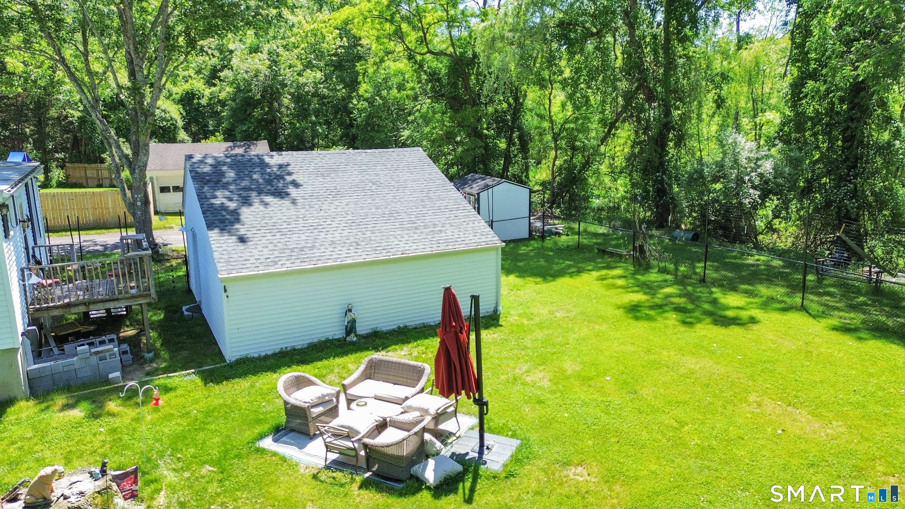 36 Jennings Street Norwich, CT 06360 - Photo 11 of 33 a garden view with a seating space
