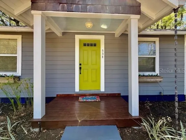 a view of a entryway door of the house