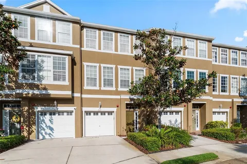 a front view of a multi story residential apartment building