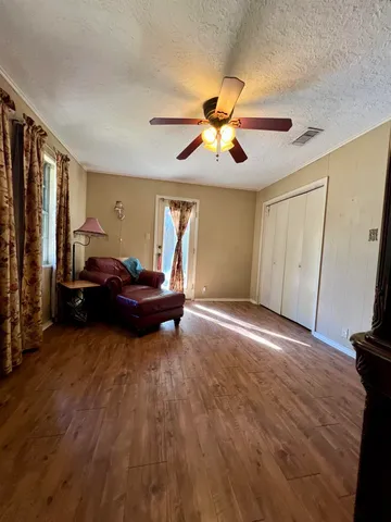 a view of a closet with storage