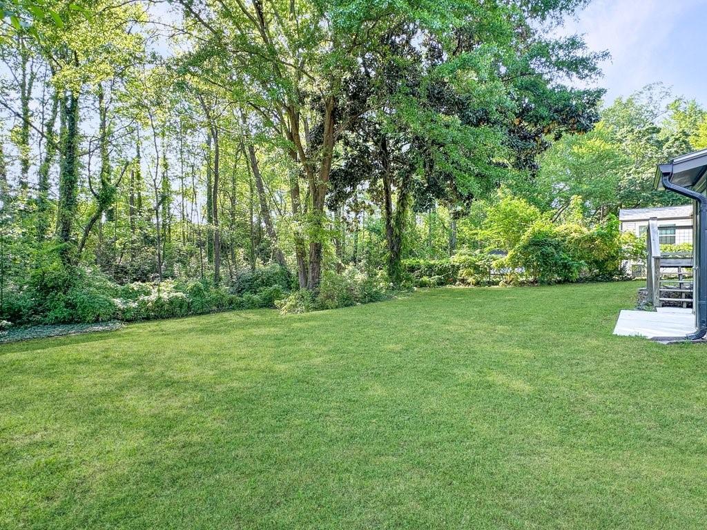 2350 Old Spring Road Smyrna, GA 30080 - Photo 25 of 26 a view of outdoor space with deck and yard