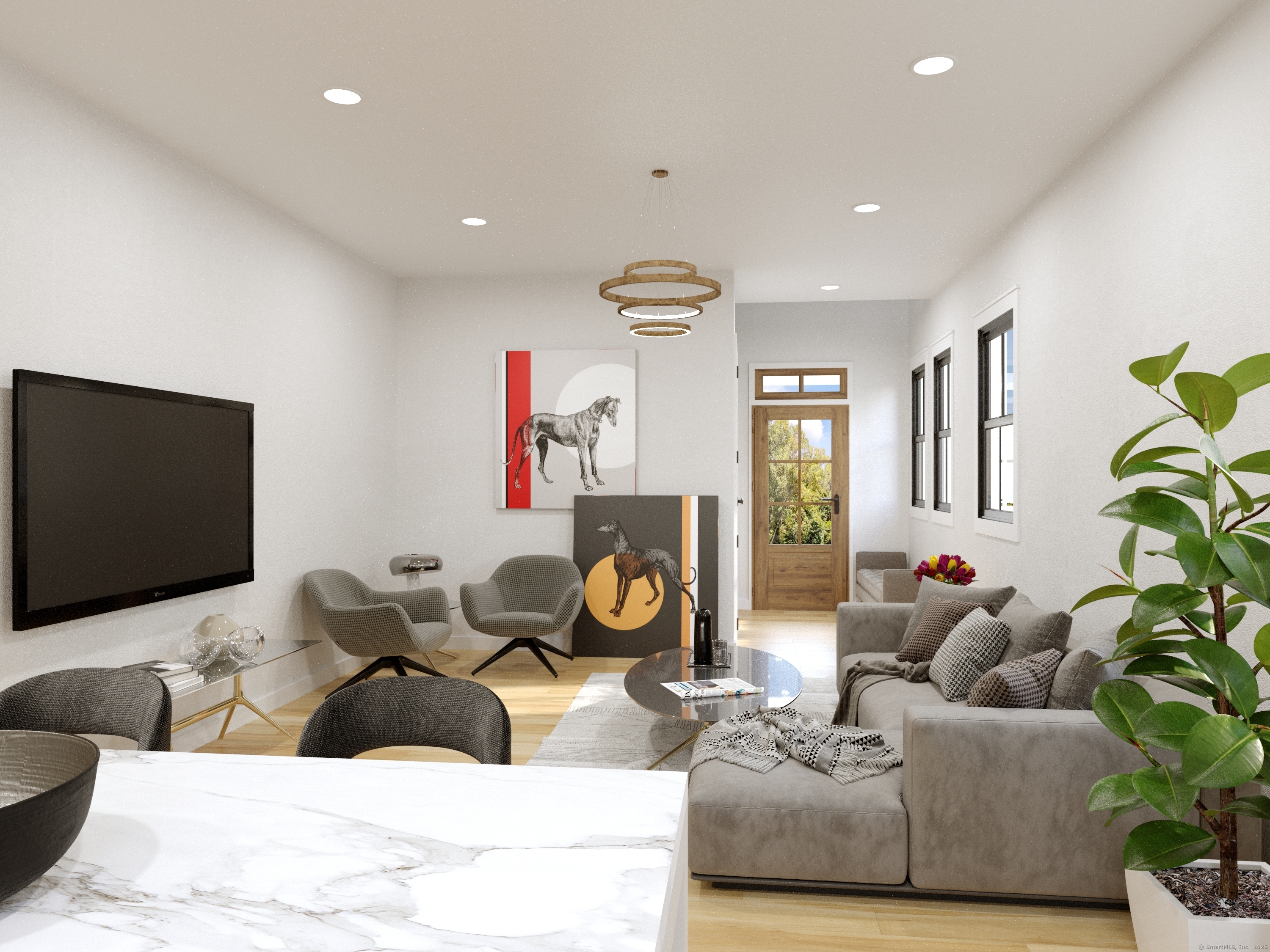 3 Nathan Hale Road Middletown, CT 06457 - Photo 6 of 7 a living room with furniture and a flat screen tv