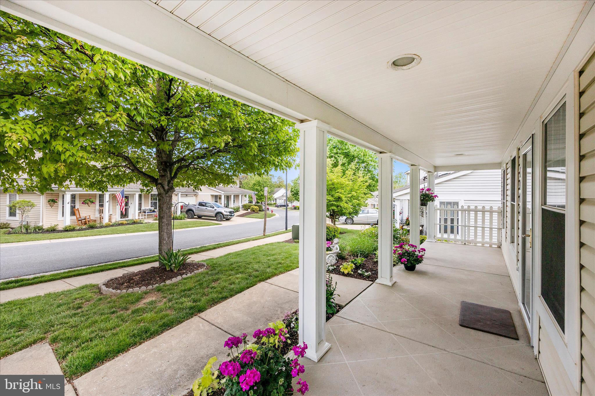 1007 Parade Lane Mount Airy, MD 21771 - Photo 44 of 55 a view of a porch with furniture and garden