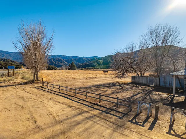 a view of a wooden table