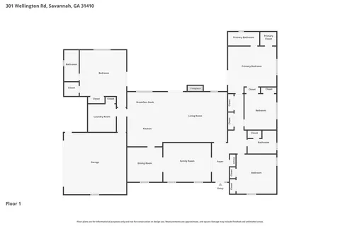 $637,900 | 301 Wellington Road, Savannah, GA 31410