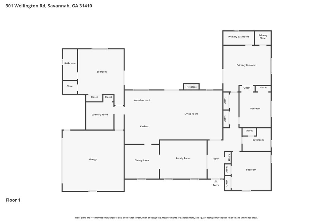 301 Wellington Road Savannah, GA 31410 - Photo 50 of 50 Floor Plan