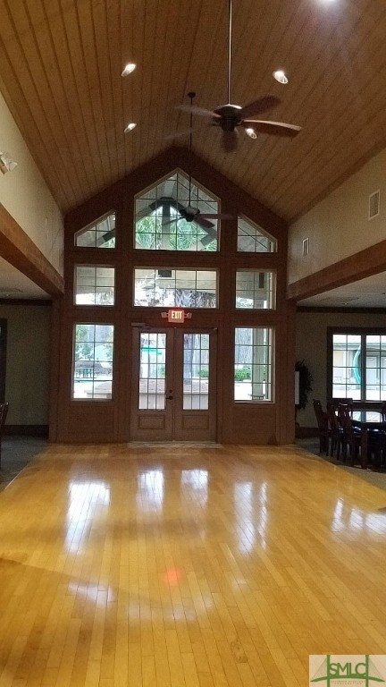 67 Shoefstall Street Savannah, GA 31407 - Photo 25 of 30 Highlands Clubhouse Entry with Cedar Ceiling