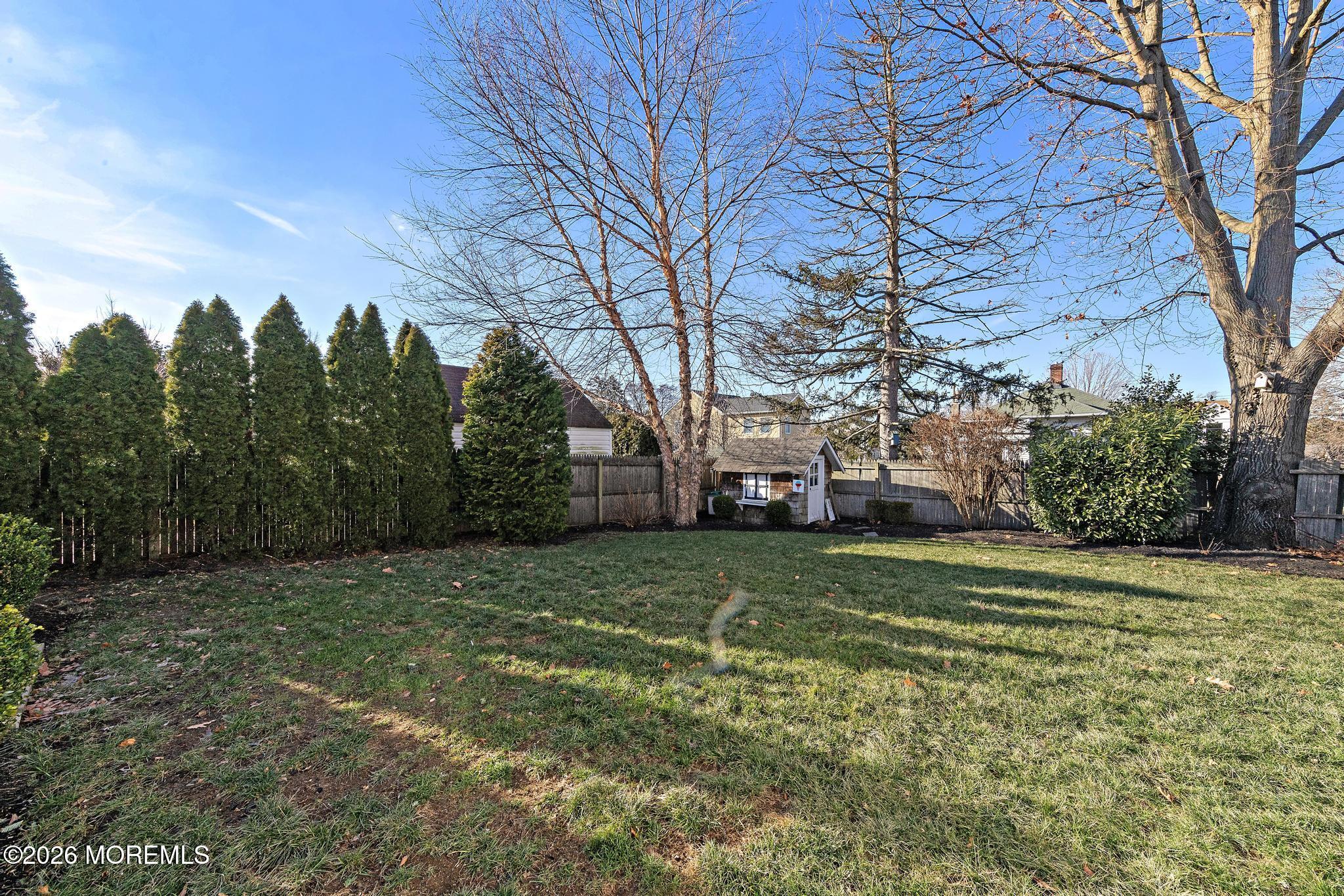 49 Jackson Street Fair Haven, NJ 07704 - Photo 40 of 42 a view of a field with trees around