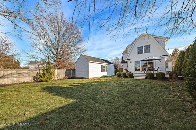 a house view with a outdoor space