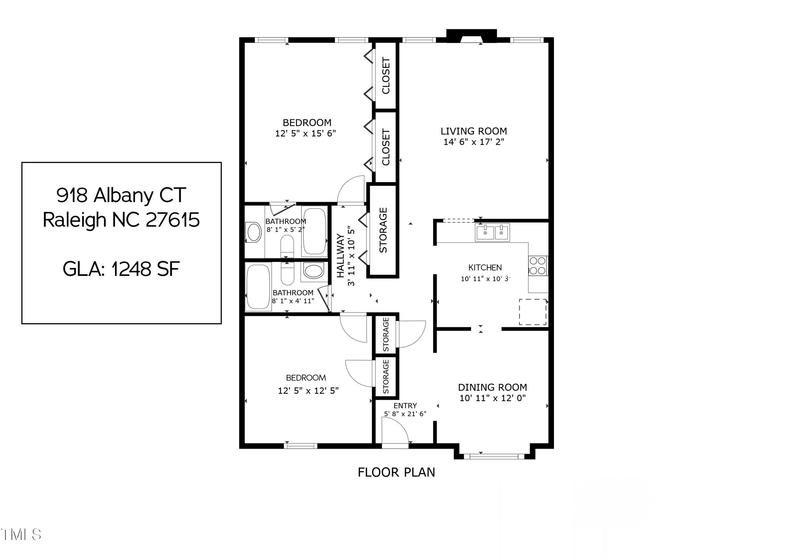 918 Albany Court Raleigh, NC 27615 - Photo 24 of 24 Final Floor Plan