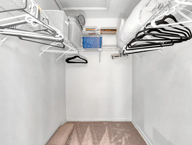 a view of walk in closet