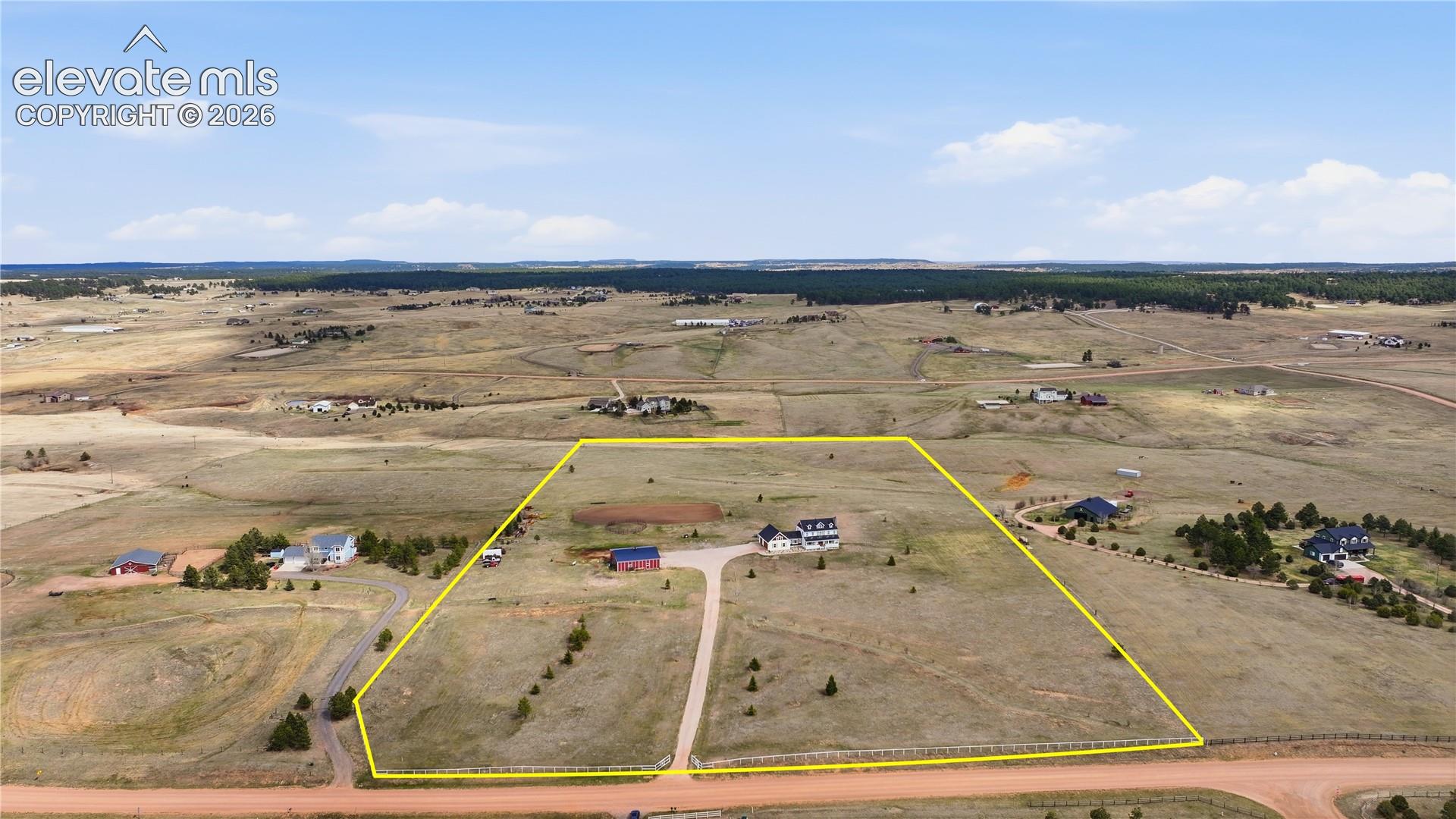 18155 Bar X Road Colorado Springs, CO 80908 - Photo 47 of 49 Property Lines are approximate and not a survey.