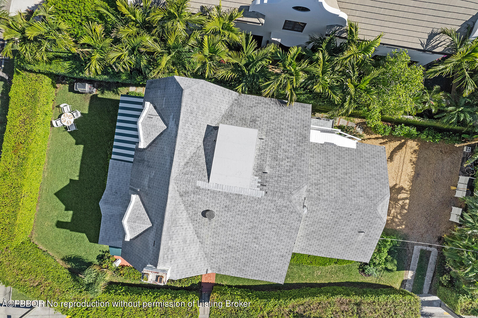 225 South County Road Palm Beach, FL 33480 - Photo 19 of 22 an aerial view of a house with a yard