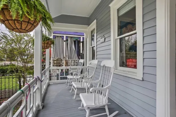 a view of balcony and patio