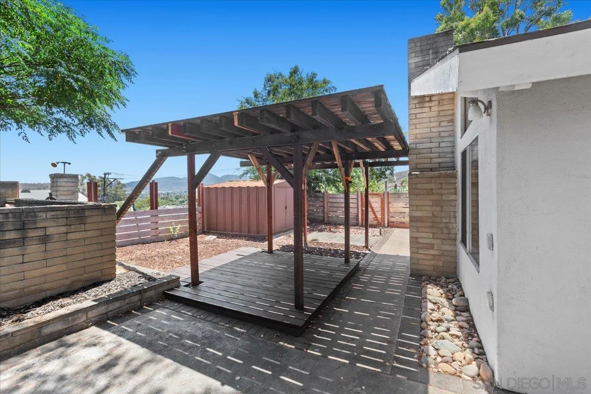 9307 Dalehurst Road Santee, CA 92071 - Photo 41 of 46 a view of a terrace with sitting area