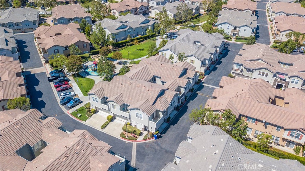 7331 Shelby Place, Unit 91 Rancho Cucamonga, CA 91739 - Photo 31 of 34 an aerial view of a swimming pool